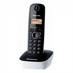 Panasonic KX-TG1611SPW telefon, DECT, beli/črni