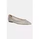 Balerinke Steve Madden Charise bež barva, SM11003672 - bež. Balerinke iz kolekcije Steve Madden, izdelane iz kombinacije tekstilnega in sintetičnega materiala. Model z vpadljivo sijočo aplikacijo.