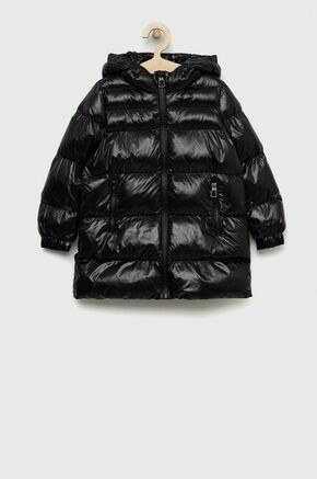 Otroška jakna Geox črna barva - črna. Otroški jakna iz kolekcije Geox. Podložen model
