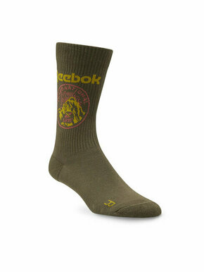 Reebok Visoke nogavice Unisex Classics Camping Socks HD9946 Zelena