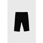 Otroške kratke hlače Birba&amp;Trybeyond črna barva - črna. Otroški kratke hlače iz kolekcije Birba&amp;Trybeyond. Model izdelan iz pletenine. Prilagodljiv material, ki se prilagaja postavi.