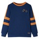 vidaXL Otroški pulover indigo moder 116