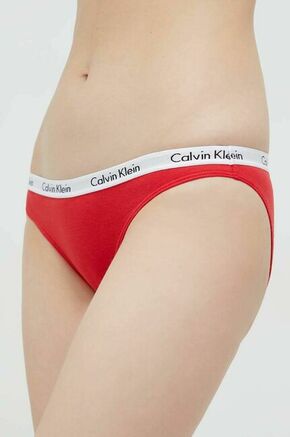 Spodnjice Calvin Klein Underwear rdeča barva - rdeča. Spodnjice iz kolekcije Calvin Klein Underwear. Model izdelan iz elastične
