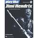 Hal Leonard Play like Jimi Hendrix Guitar [TAB] Notna glasba