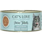 Cat's Love Pure Filets mokra hrana "Losos" - 100 g