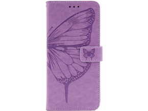 Chameleon Samsung Galaxy A03s - Preklopna torbica (WLGO-Butterfly) - vijolična