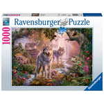 Ravensburger Puzzle 151851 Volčja družina poleti, 1000 kosov