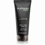 Dr Irena Eris Platinum Men Clean-Up osvežujoč gel za prhanje za telo in lase 200 ml