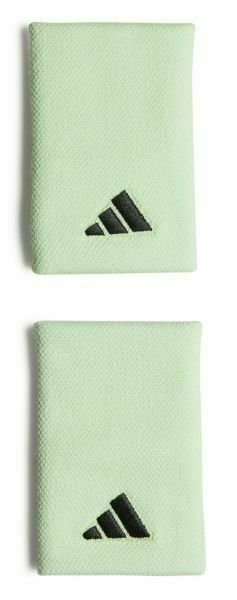 Trak za zapestje adidas Performance 2-pack zelena barva - zelena. Trakovi za zapestje iz kolekcije adidas Performance. Model izdelan iz vpojnega