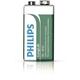 Philips 9V baterija s cinkovim kloridom LongLife - 1 kos