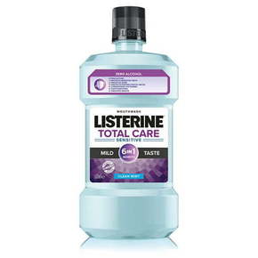 Listerine Izpiranje ust za celotno nego občutljivih zob Total Care Sensitiv e (Obseg 500 ml)