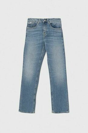 Kavbojke Calvin Klein Jeans - modra. Kavbojke iz kolekcije Calvin Klein Jeans. Model izdelan iz enobarvnega jeansa.