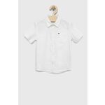Otroška srajca Tommy Hilfiger bela barva - bela. Srajca iz kolekcije Tommy Hilfiger. Model izdelan iz tanke, elastične tkanine. Izjemno udoben material.