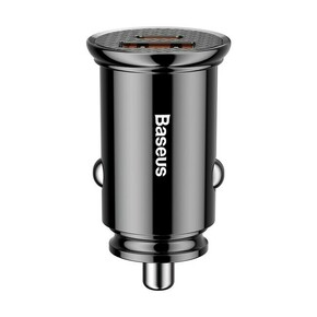 BASEUS Circular USB / USB-C 30W avtomobilski adapter