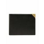 Calvin Klein Velika moška denarnica Cut Corner Bifold 5cc W/Coin K50K509995 Črna