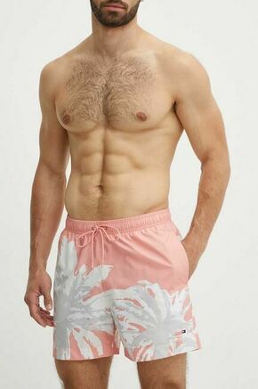 Kopalne kratke hlače Tommy Hilfiger roza barva - roza. Kopalne kratke hlače iz kolekcije Tommy Hilfiger