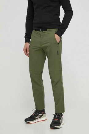 Outdooor hlače Colmar zelena barva - zelena. Outdooor hlače iz kolekcije Colmar. Model izdelan iz trpežnega materiala s hidrofobnim premazom.