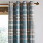 Rjave/turkizne zavese v kompletu 2 ks 168x229 cm – Catherine Lansfield