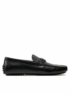 Karl Lagerfeld Mokasini elegantni čevlji črna 43 EU Hagan Kl Bit Logo Driver