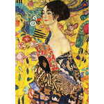 ENJOY Puzzle Gustav Klimt: Dama s pahljačo 1000 kosov
