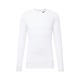 Nike Dri-Fit Fitness Mock-Neck Long-Sleeve Mens Top White/Black 2XL Fitnes majica