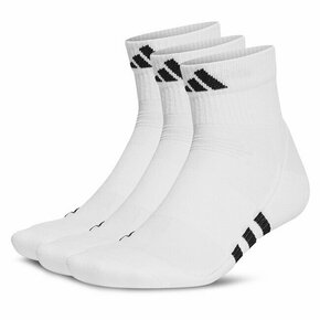 Set 3 parov unisex nizkih nogavic adidas Mid-Cut Socks 3 Pairs HT3450 White/White/White