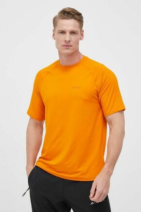 Športna kratka majica Marmot Windridge oranžna barva - oranžna. Športna kratka majica iz kolekcije Marmot. Model izdelan iz materiala