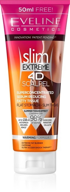 Eveline Cosmetics Slim Extreme 4D Scalpel serum za telo za redukcijo podkožnega maščobnega tkiva 250 ml