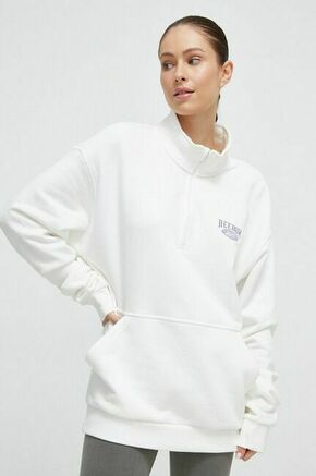 Bombažen pulover Reebok Classic bela barva - bela. Pulover iz kolekcije Reebok Classic
