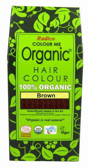 "Radico Rastlinska barva za lase rjava - 100 g"