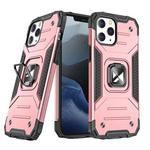 WOZINSKY Armored case cover for iPhone 14 Pro Max with magnetic Ring Armor holder, gold