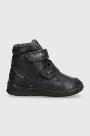 Otroški zimski usnjeni čevlji Primigi črna barva - črna. Zimski čevlji iz kolekcije Primigi. Podloženi model izdelan iz naravnega usnja.