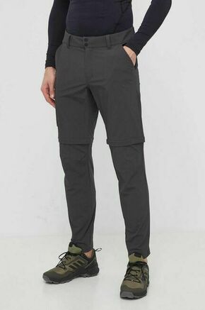 Outdooor hlače Helly Hansen Brono siva barva - siva. Outdooor hlače iz kolekcije Helly Hansen. Model izdelan iz materiala tipa softshell.