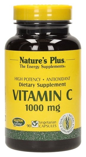 Nature's Plus Vitamin C pur - 90 veg. kapsul
