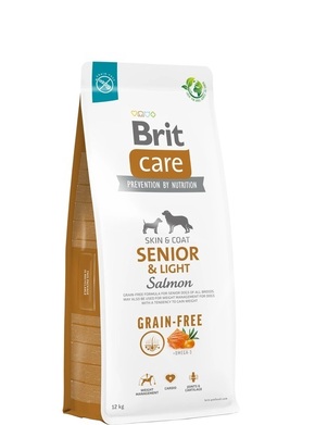 Krma Brit Care Dog Grain-free senior &amp; Light Salmon 1 kg