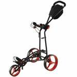 Big Max Autofold FF Black/Red Ročni voziček za golf