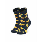 Happy Socks Otroške visoke nogavice KBAN01-6001 Črna