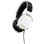 SteelSeries Arctis Pro gaming slušalke, 3.5 mm/USB, bela/črna, 102dB/mW/121dB/mW/38dB/mW, mikrofon