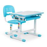 OneConcept Annika otroška pisalna miza, dvodelni set, miza, stol, višinsko nastavljiva, modra - OneConcept - estar - Modra - children - 66 cm - 75 cm - 47 cm - 14,9 kg - 56 cm - 25 cm - 76 cm - 21 kg