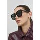 Sončna očala Gucci GG1169S ženska, rjava barva - rjava. Sončna očala iz kolekcije Gucci. Model z enobarvnimi stekli in okvirji iz plastike. Ima filter UV 400.