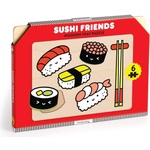 Mudpuppy Lesena sestavljanka Sushi prijatelji