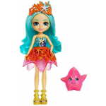 Mattel Enchantimals punčka in hišni ljubljenček - Beamy in morska zvezdica FNH22