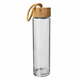 WEBHIDDENBRAND Steklenica za pohodništvo steklo/bambus s cedilom 500ml
