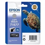 Epson T1577 tinta, črna (black), 25.9ml