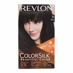 Revlon Colorsilk Beautiful Color odtenek 10 Black darilni set barva za lase Colorsilk Beautiful Color 59,1 ml + razvijalec barve 59,1 ml + balzam 11,8 ml + rokavice