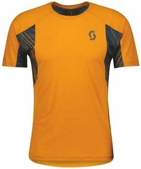 Scott Trail Run SS Mens Shirt Copper Orange/Midnight Blue S Tekaška majica s kratkim rokavom