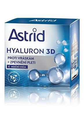 Astrid Zpevňující nočna proti gubam Hyaluron 3D 50 ml