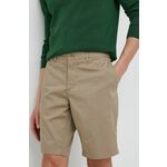 Kratke hlače Lacoste moški, rjava barva - bež. Kratke hlače iz kolekcije Lacoste. Model izdelan iz enobarvnega materiala.