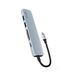Epico 6v1 aluminijasto vozlišče USB-C 8K - modro