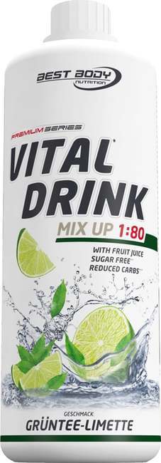 Best Body Nutrition Low Carb Vital Drink - Zeleni čaj-Limeta